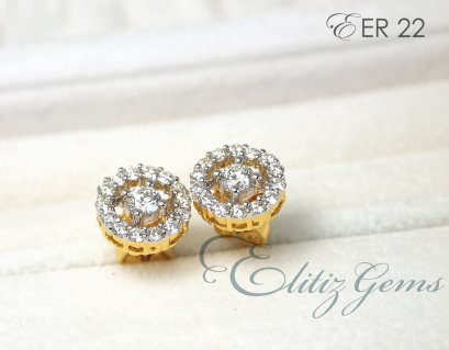 ต่างหูเพชร EER22